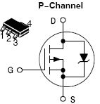 NTF5P03T3, Power MOSFET 5.2 Amps, 30 Volts P?Channel SOT?223